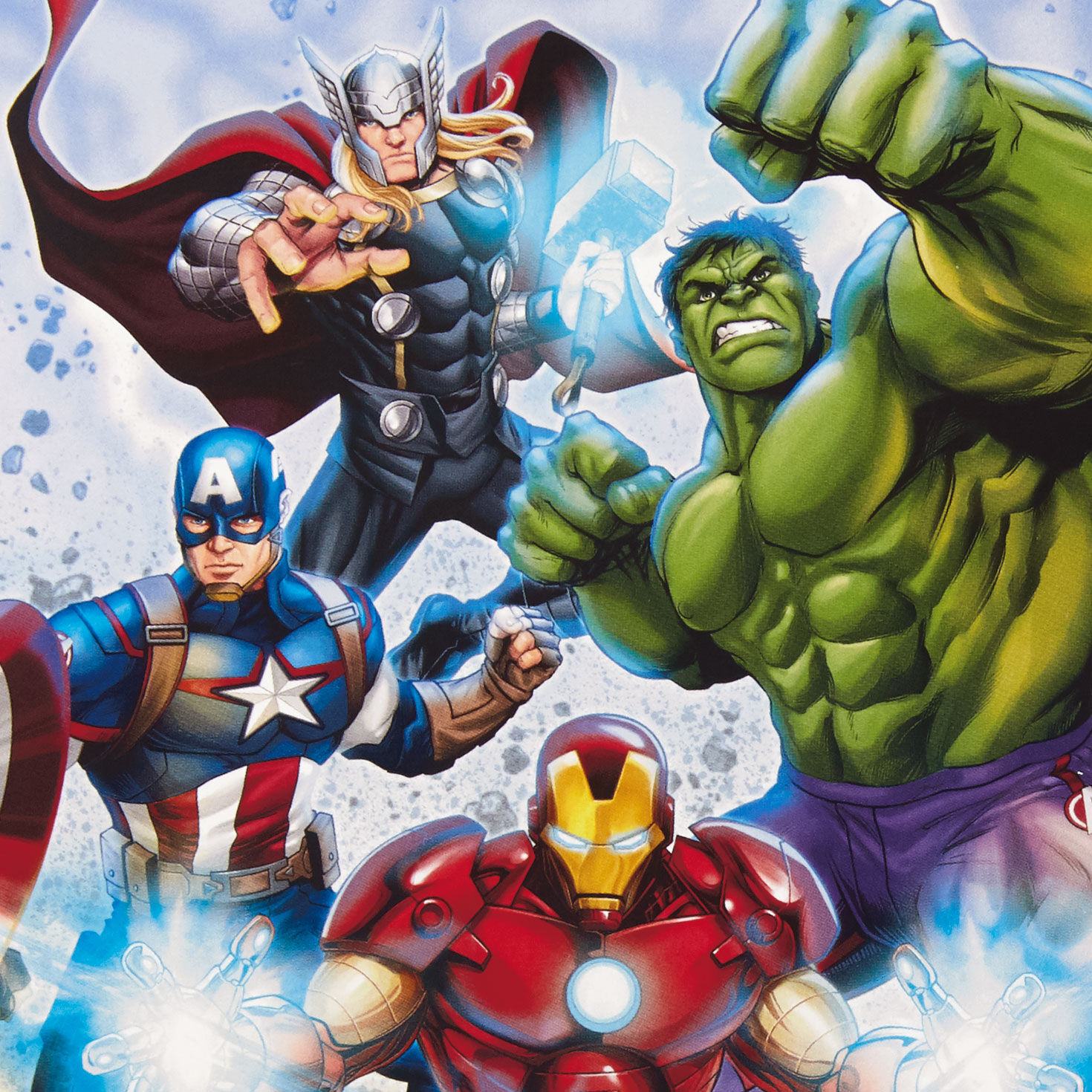 Marvel Avengers Super Hero Birthday Card for Kids Card Front Detail image number 4