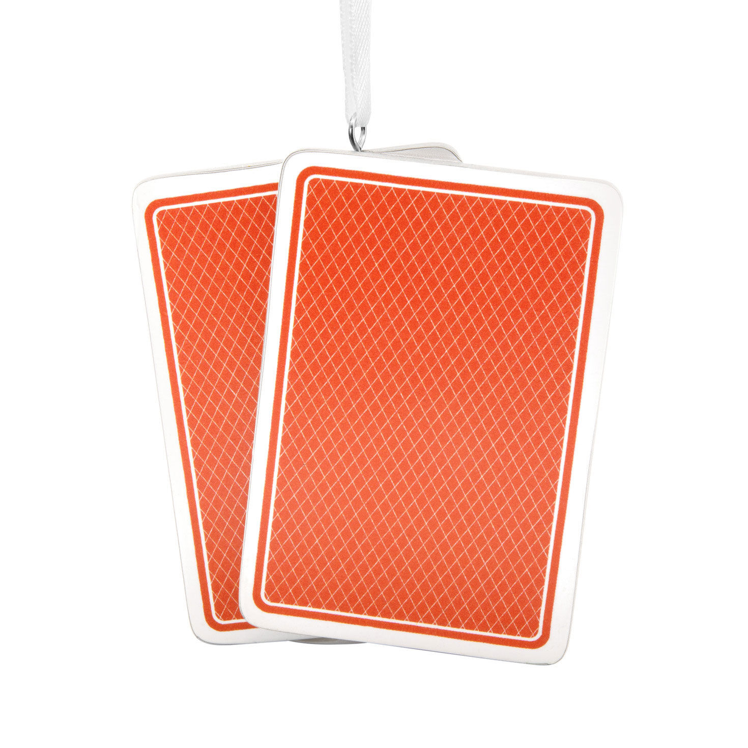Poker Chips and Cards Christmas Ornament Back image number 6