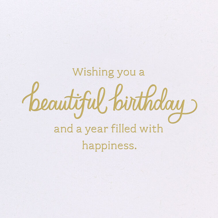Special Beauty and Happiness Birthday Card, , large image number 2