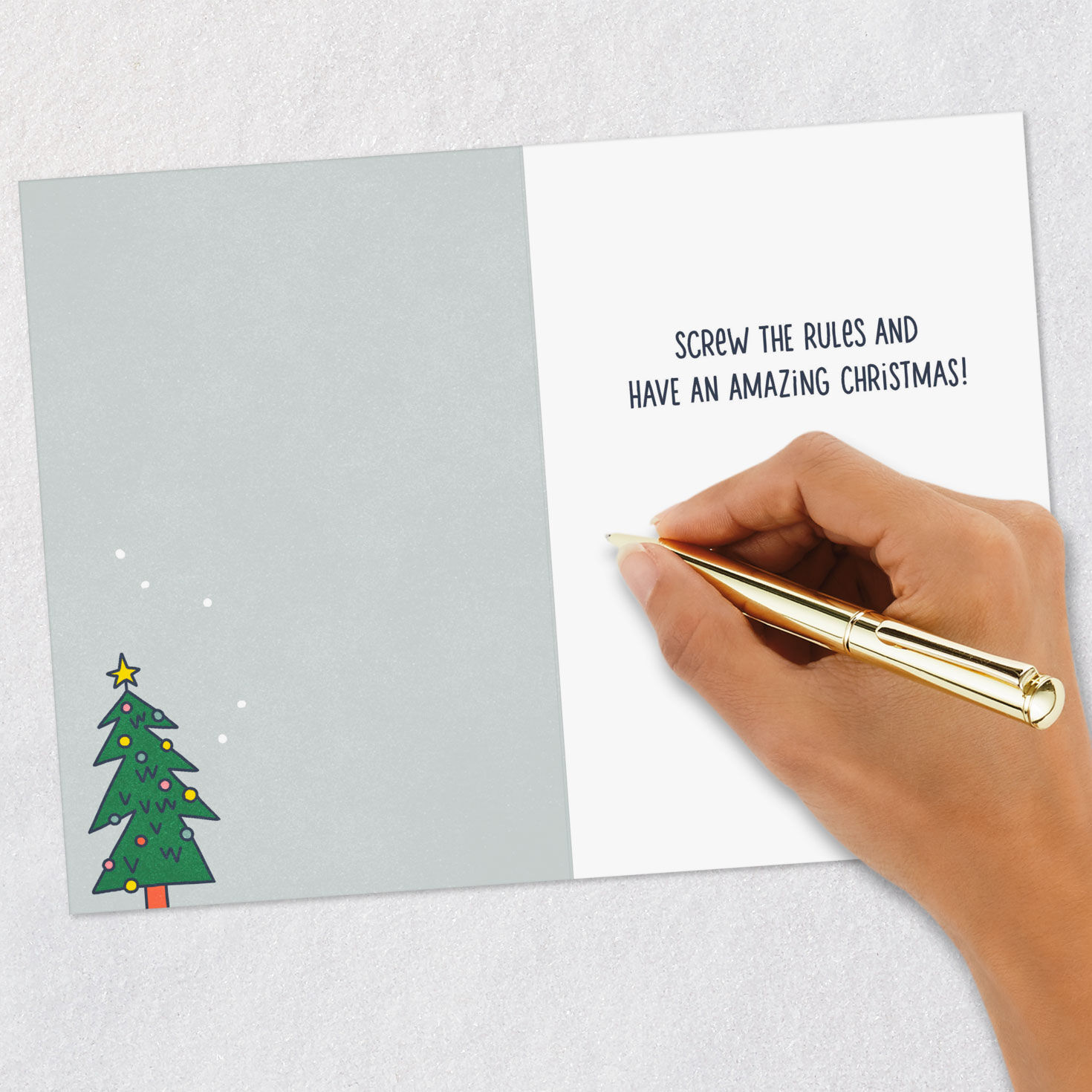 HOA Holiday Carolers Funny Christmas Card, , large image number 6