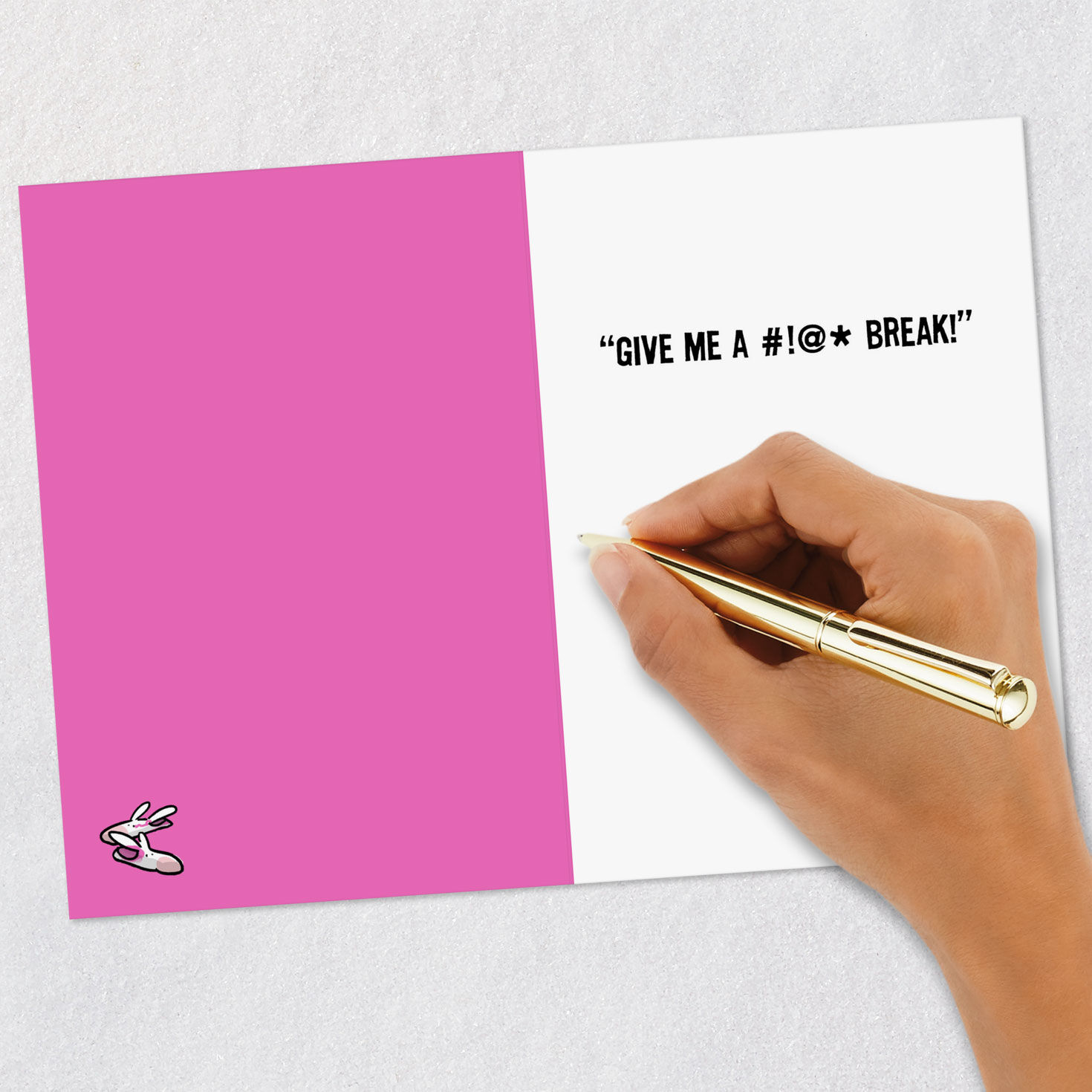 Floyd and Maxine Funny Encouragement Card Signing card image number 6