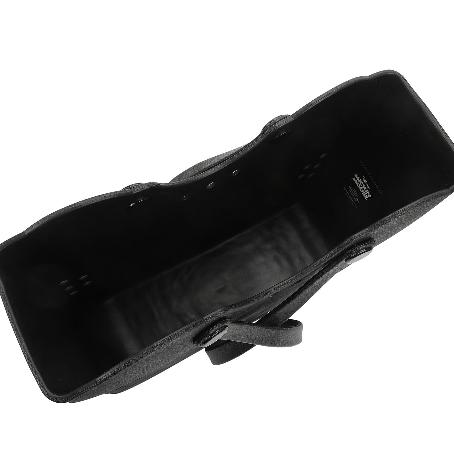 Mickey Mouse Face Black Plastic Tote Bag open image number 8