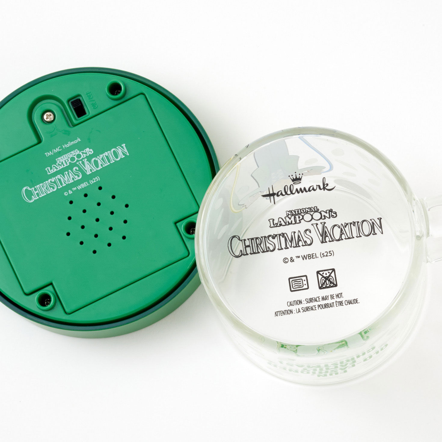 National Lampoon's Christmas Vacation™ Clark Griswold Glass Mug With Light and Sound Base, 13 oz. for only USD 39.99 | Hallmark