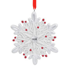 Snowflake With Red Berries 2020 Hallmark Ornament - Gift ...