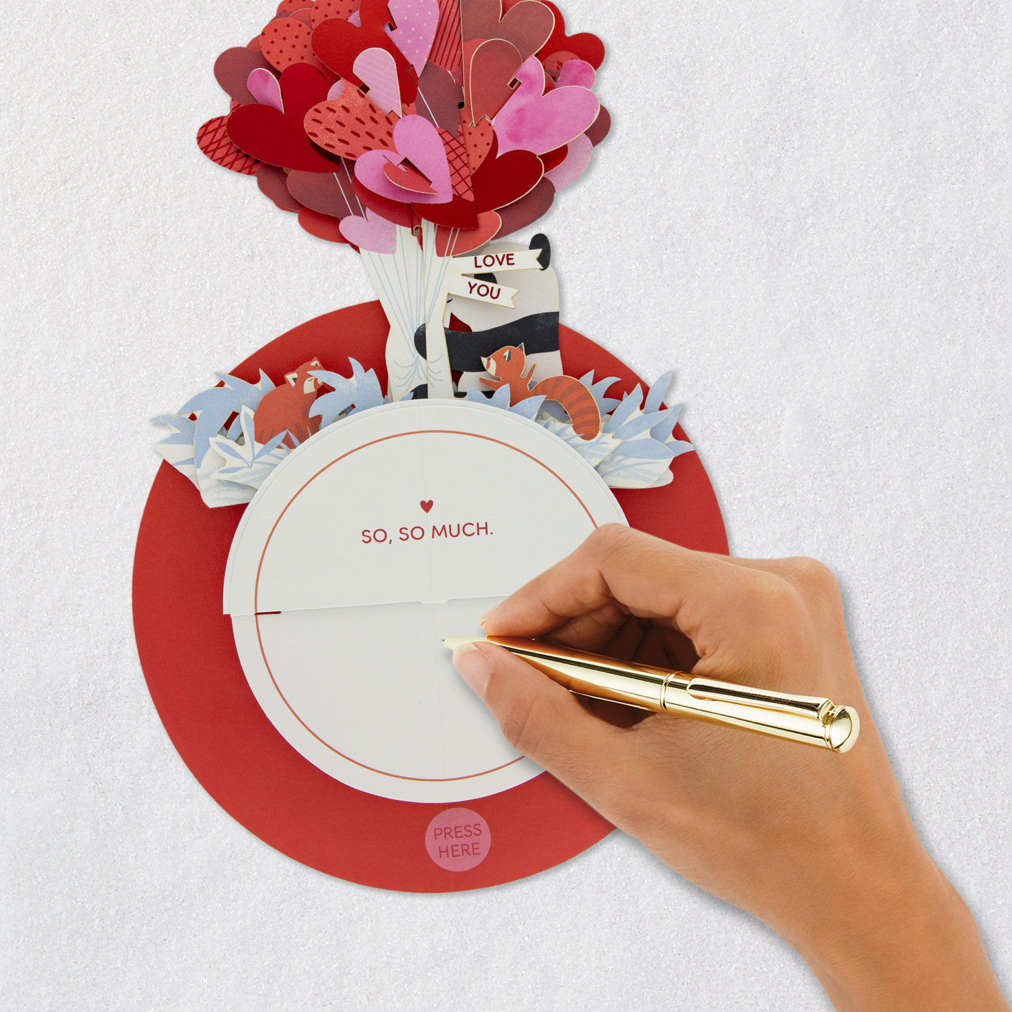 Love You So, So Much 3D Pop-Up Musical Love Card With Motion for only USD 14.99 | Hallmark