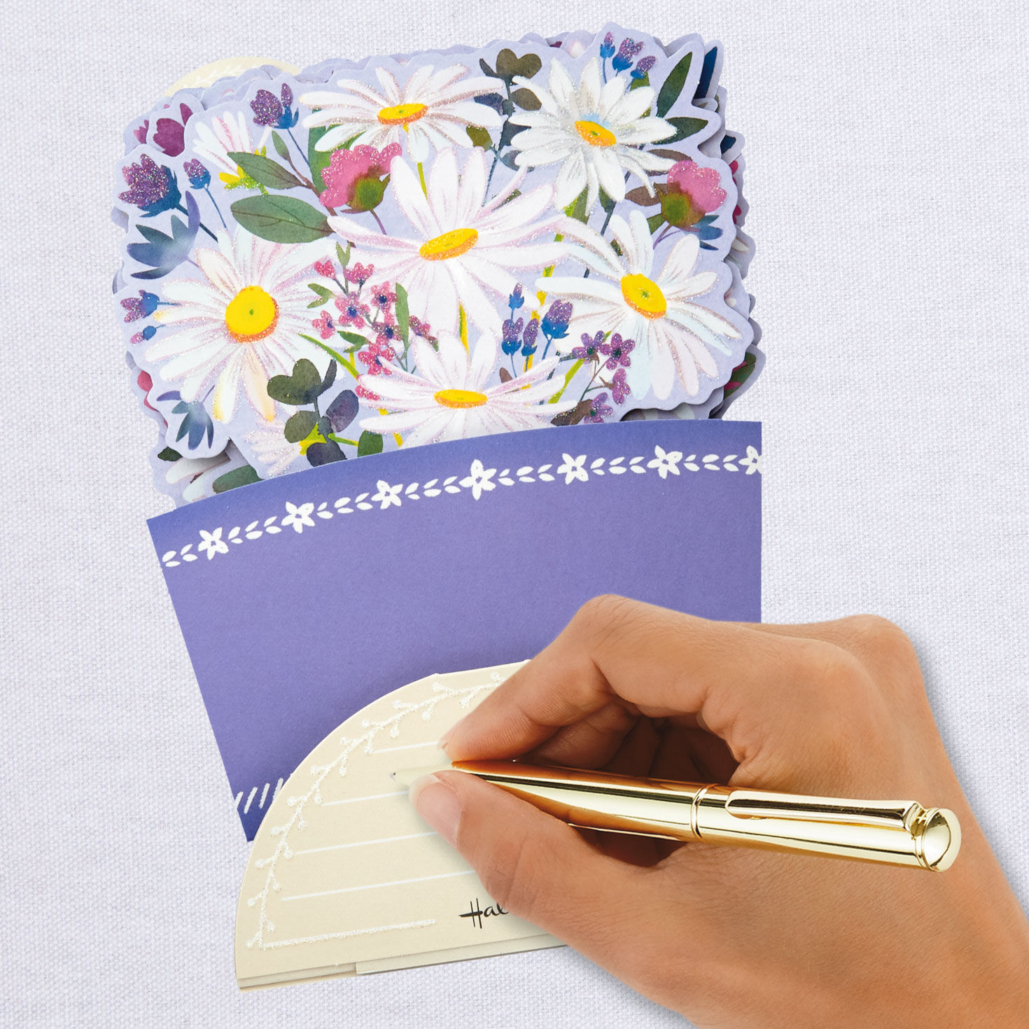 Flower Bouquet 3D Pop-Up Thinking of You Card, , large image number 6