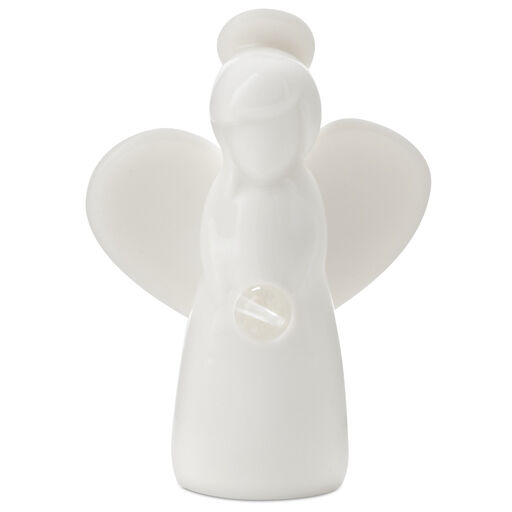 Quartz Angel of Healing Mini Angel Figurine, 2", 