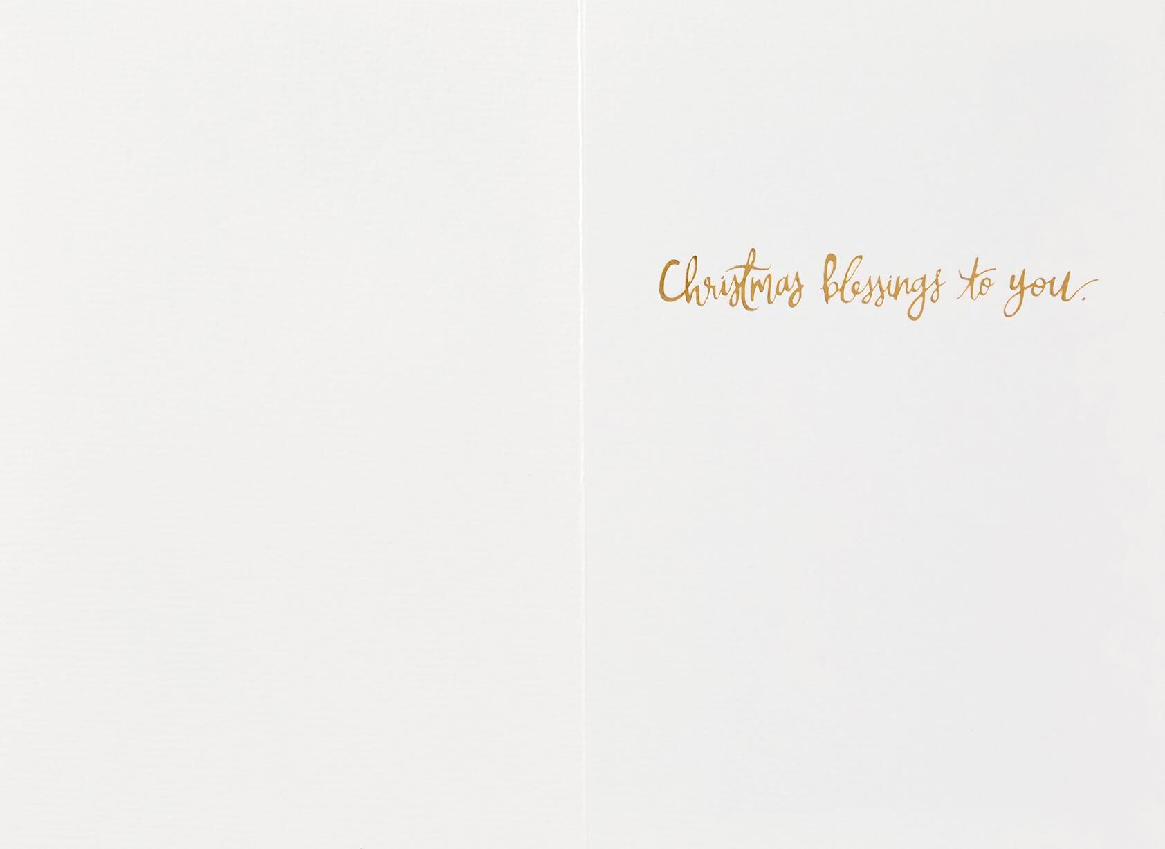 Blessings Wreath Christmas Card