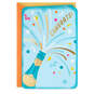 Bottle of Champagne and Confetti Congratulations Card, , large image number 1