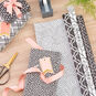 Black and White Prints 3-Pack Reversible Wrapping Paper, 75 sq. ft. total, , large image number 3