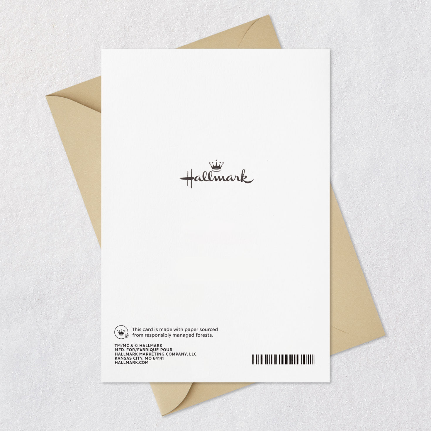 Mortarboard Cap on Books Graduation Card Card Back with Envelope image number 7