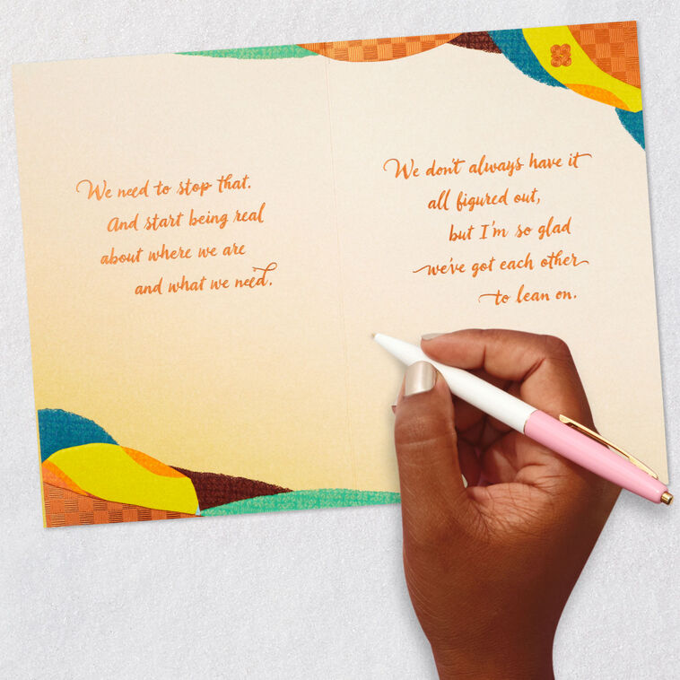 Being Real About What We Need Friendship Card, , large image number 7