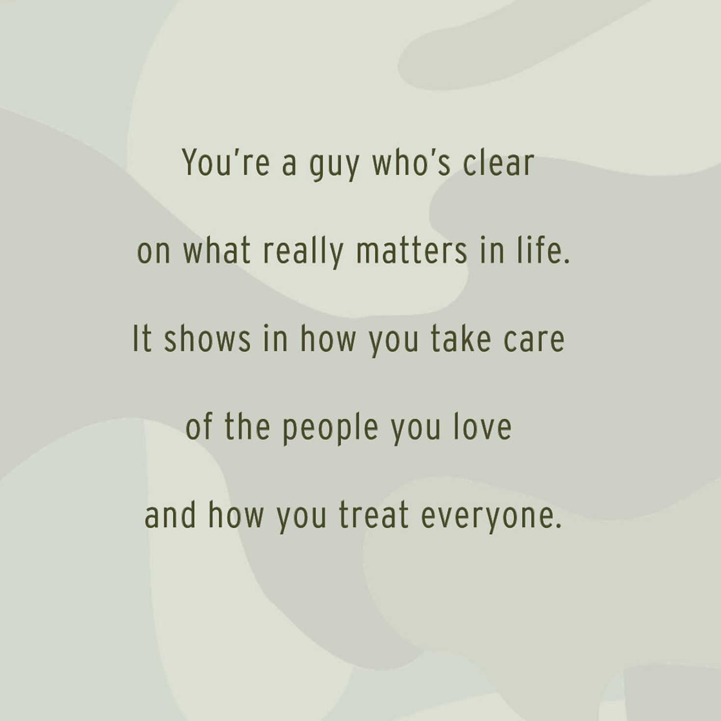 Camouflage on Wood Father's Day Card Sentiment image number 2