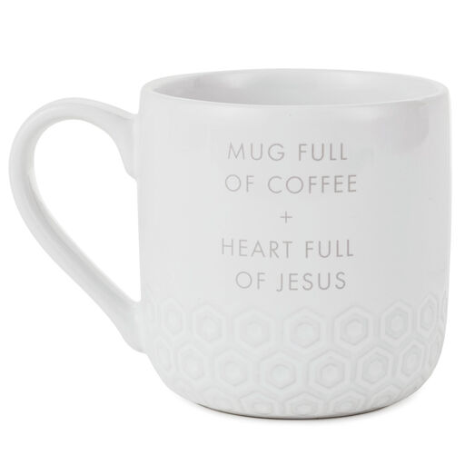 DaySpring Candace Cameron Bure Heart Full of Jesus Mug, 11 oz., 