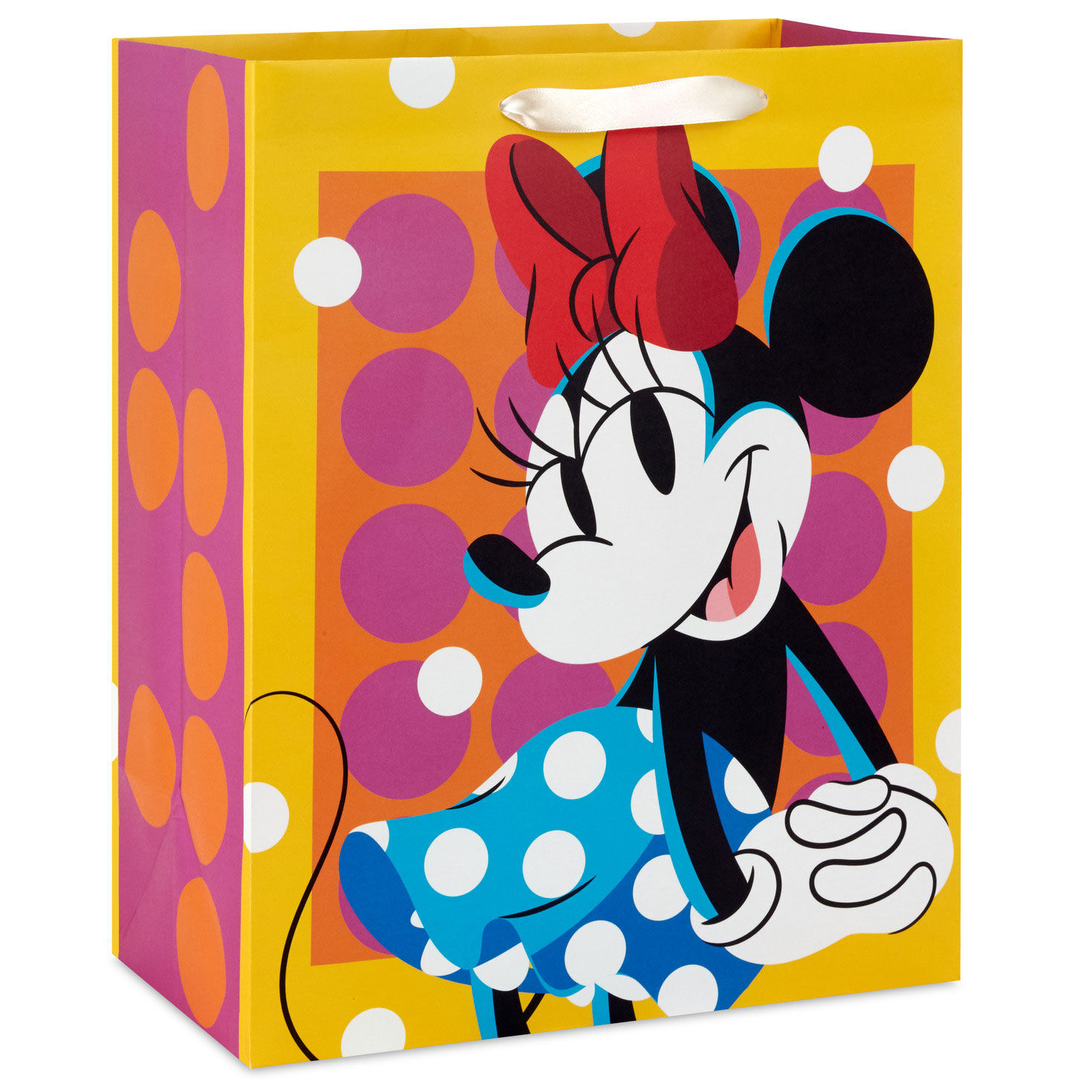 Minnie Mouse Polka Dots Large Gift Bag Front image number 1