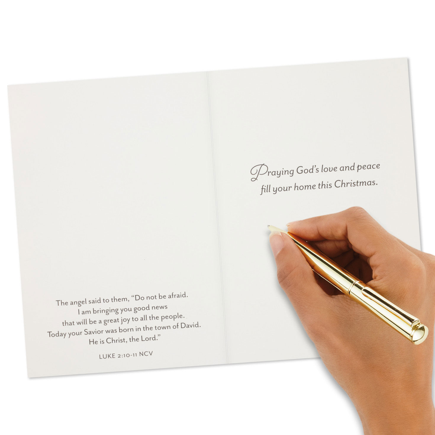 Max Lucado DaySpring Religious Christmas Cards Signing card image number 7