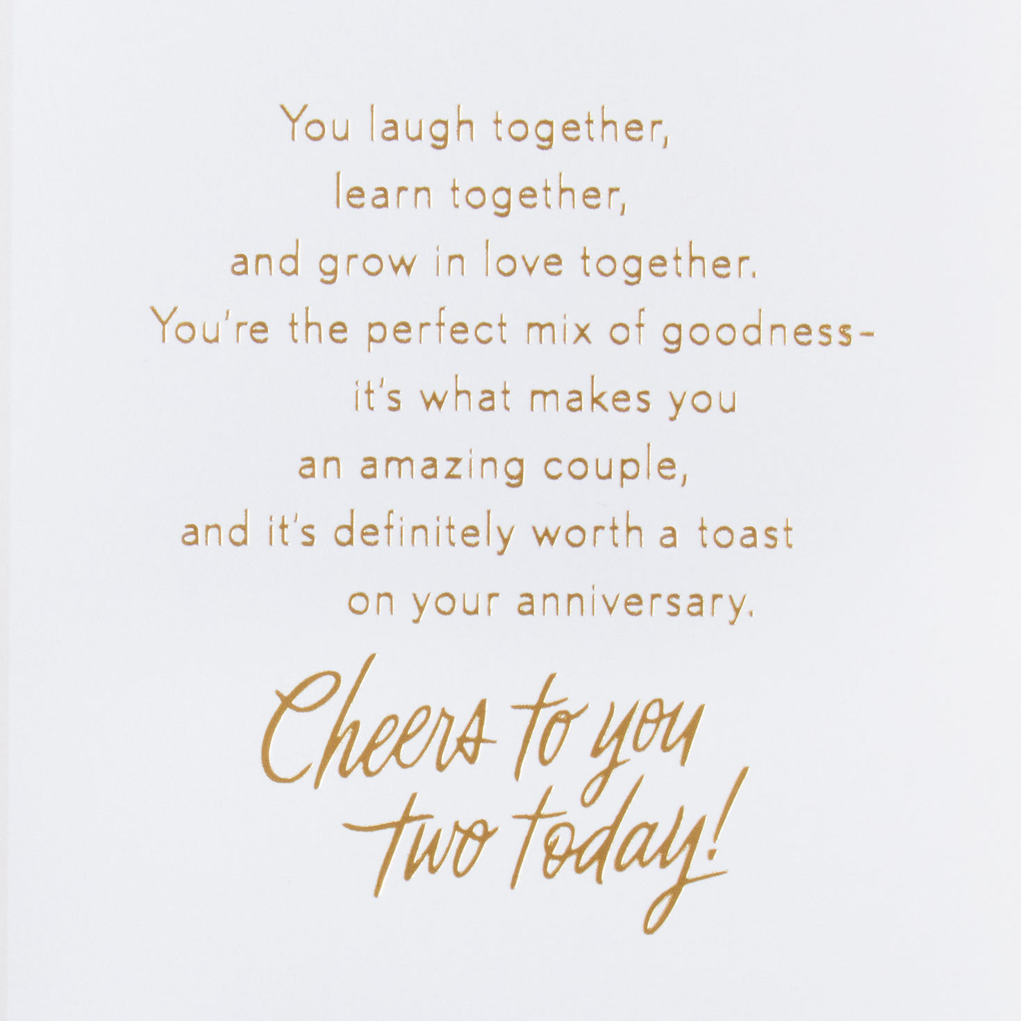Cheers to You Two Anniversary Card for Couple for only USD 5.59 | Hallmark