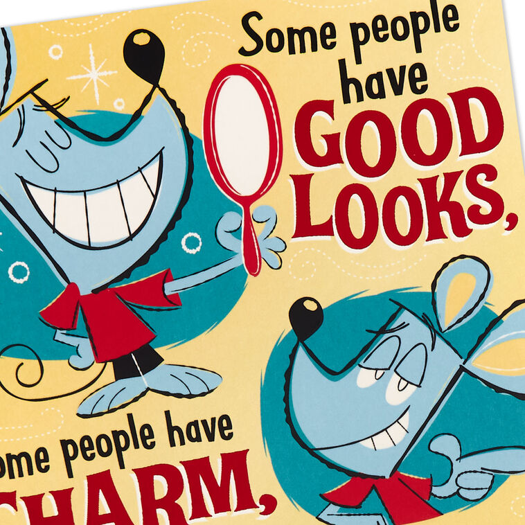 Mouse Couple Funny Pop-Up Birthday Card From Both Card Front Detail image number 4