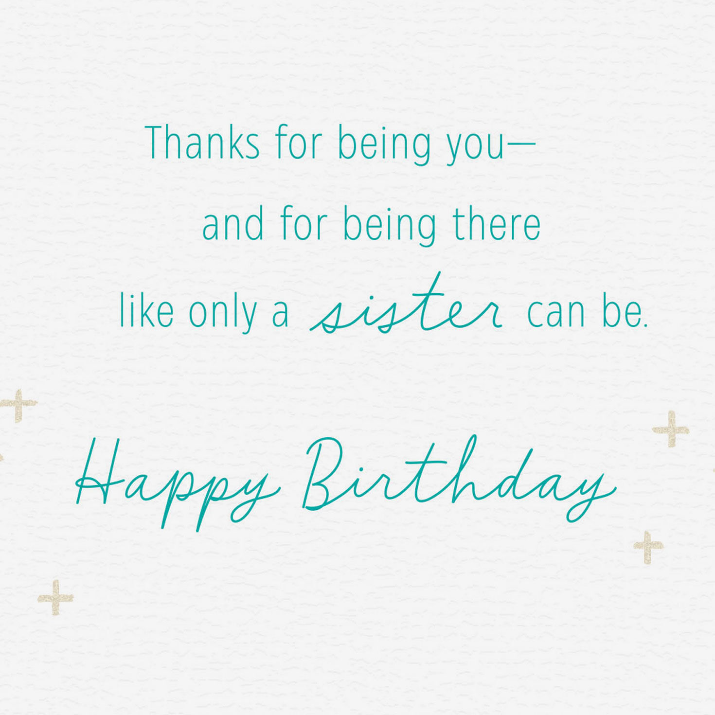 Love Being Sisters With You Birthday Card for only USD 3.99 | Hallmark