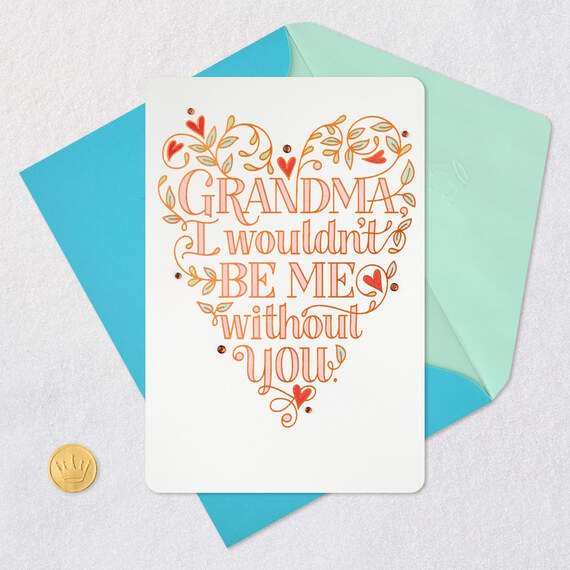 I Wouldn't Be Me Without You Mother's Day Card for Grandma, , large image number 5
