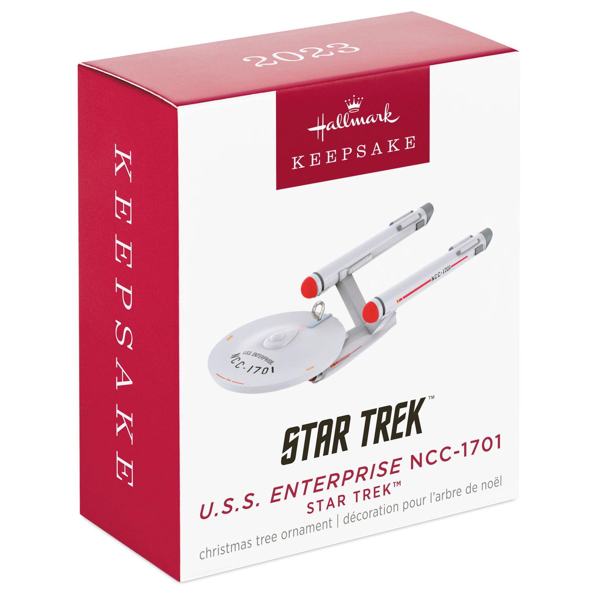 Mini Star Trek™ U.S.S. Enterprise NCC1701 Ornament, 0.035" Keepsake