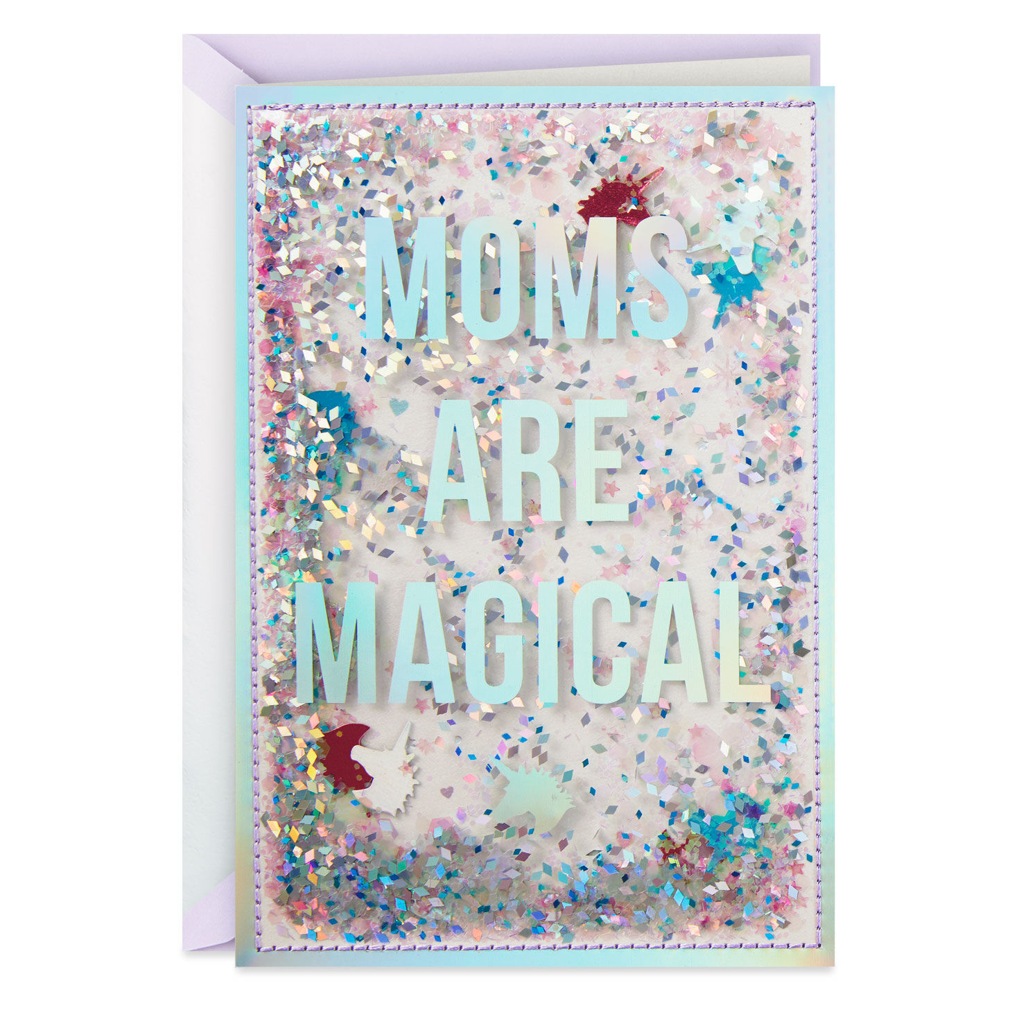 Unicorn Confetti One-of-a-Kind Mom Mother's Day Card