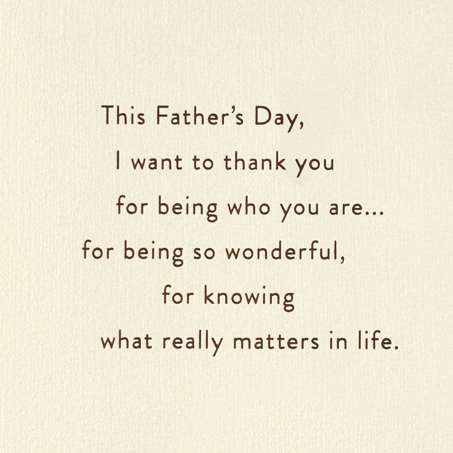 Leaf and Nature Romantic Father's Day Card Sentiment image number 2