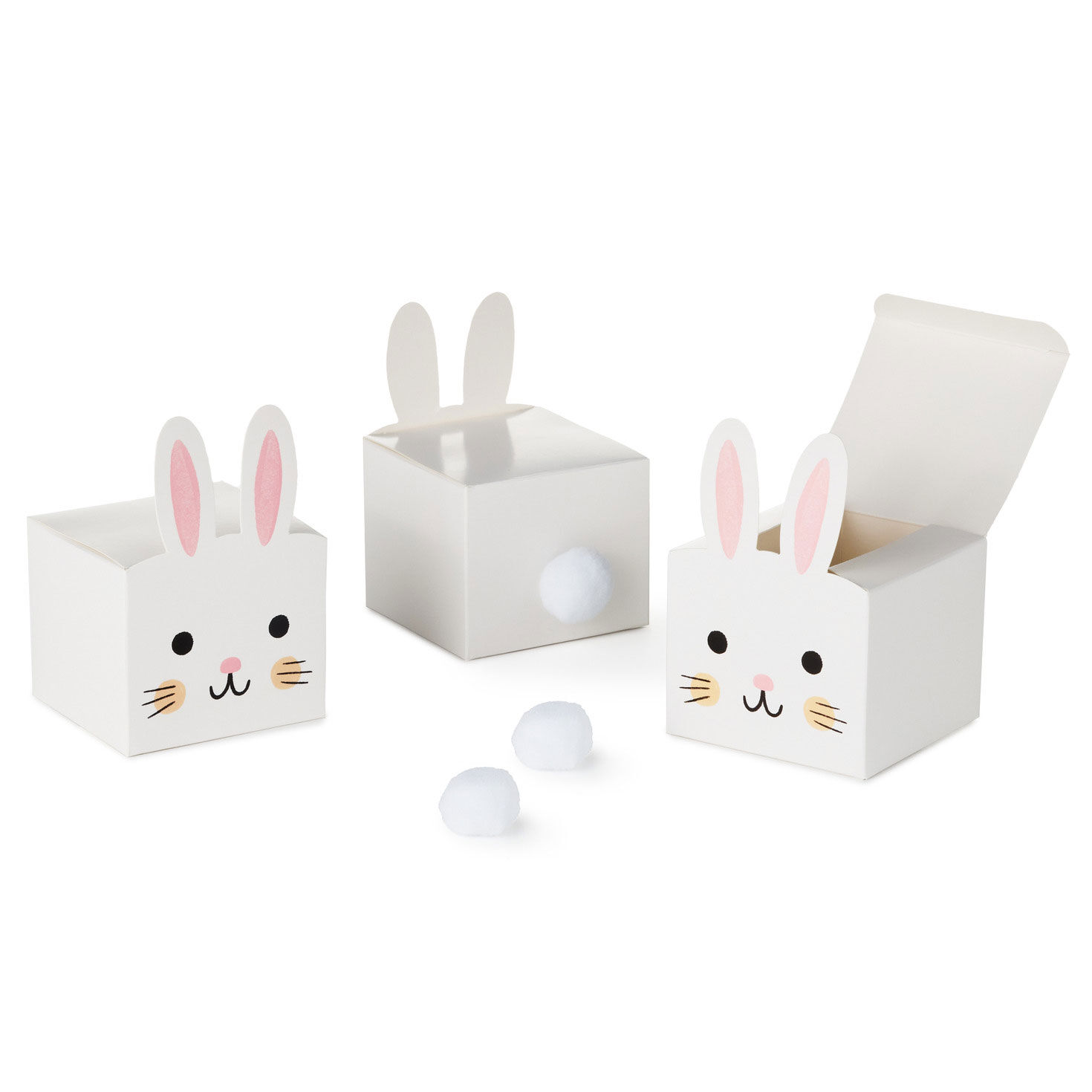 Bunny Face 3-Pack Small Easter Treat Boxes