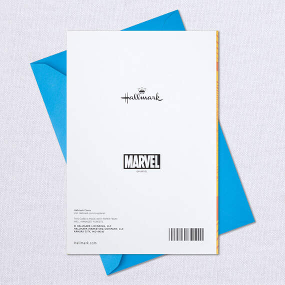 Marvel Avengers Kids 4th Birthday Card With Magnets, , large image number 7