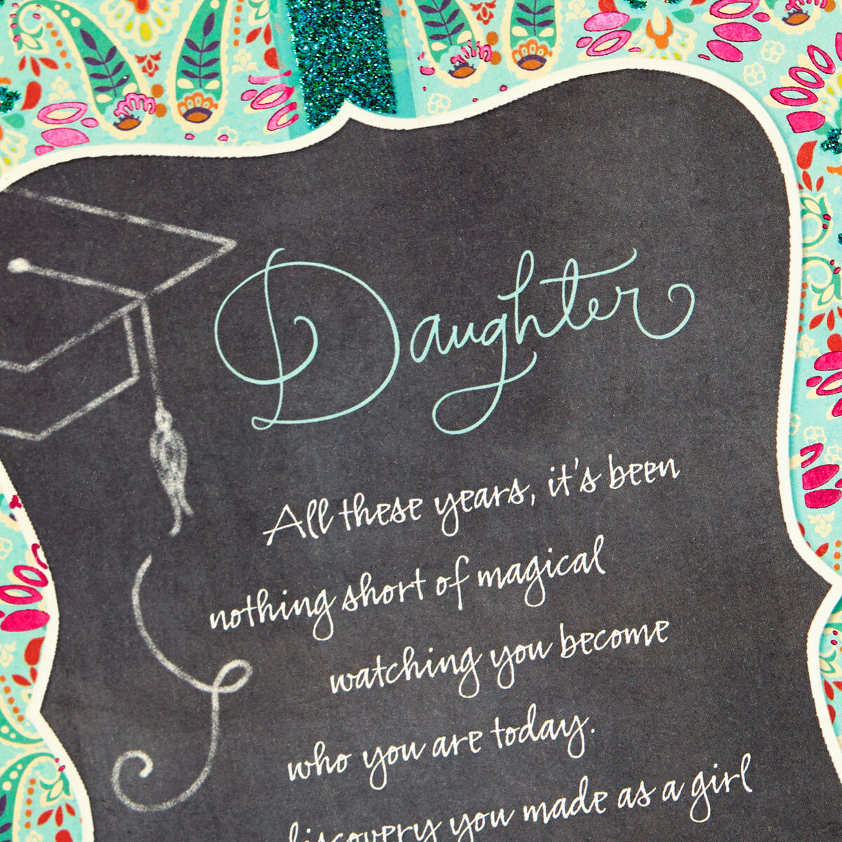 Nothing Short of Magical Graduation Card for Daughter Greeting Cards