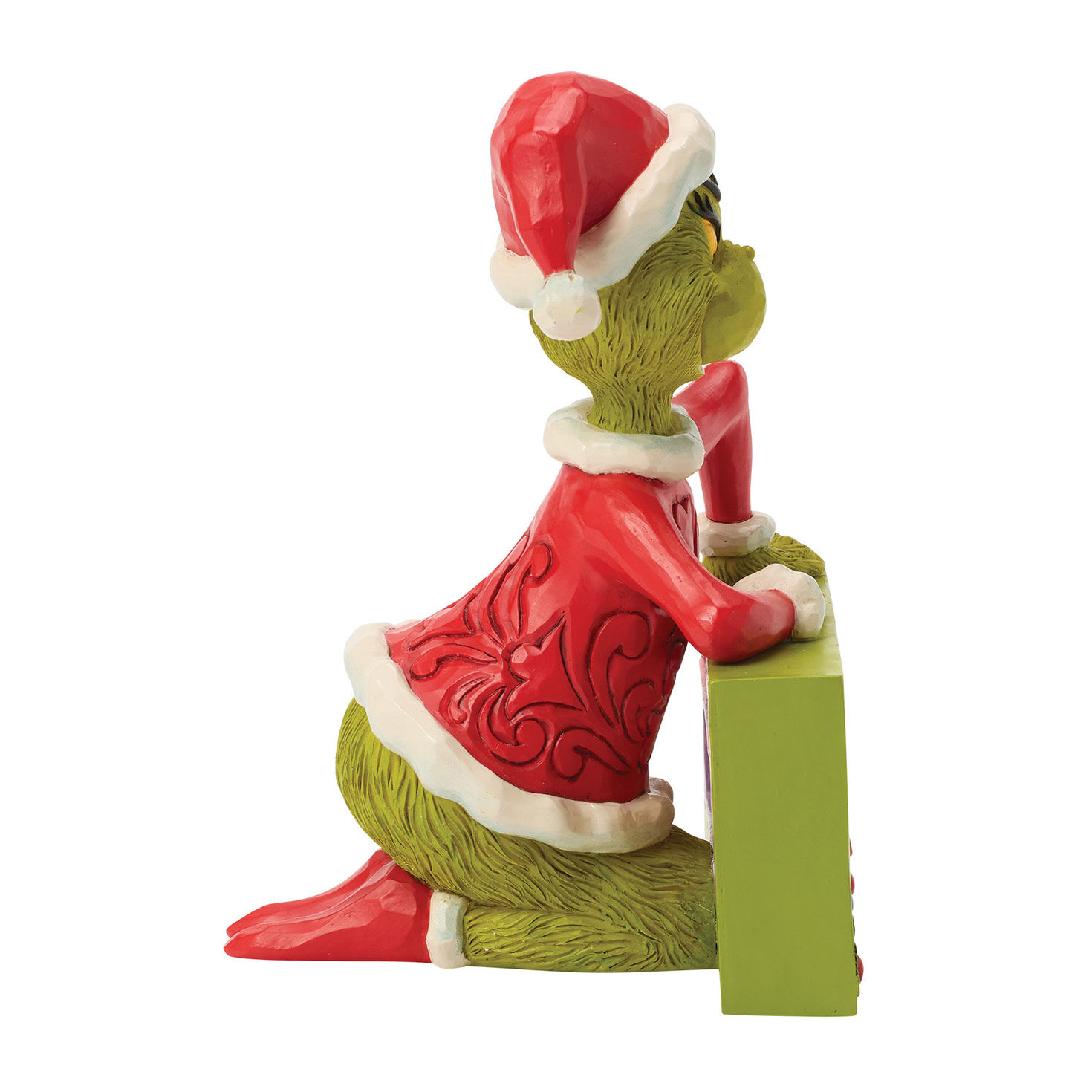 Jim Shore Grinch With Rotating Messages Statue side image number 7