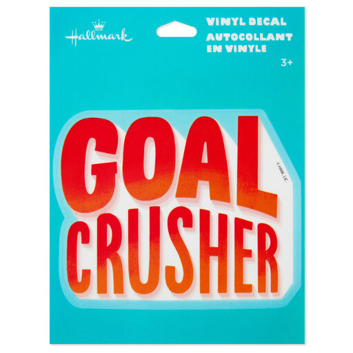 Goal Crusher Vinyl Decal, 