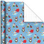 Peanuts® Snoopy and Woodstock on Blue Jumbo Christmas Wrapping Paper Roll, 70 sq. ft., , large image number 1