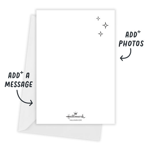 Create Your Own Collage Flat Christmas Card, 