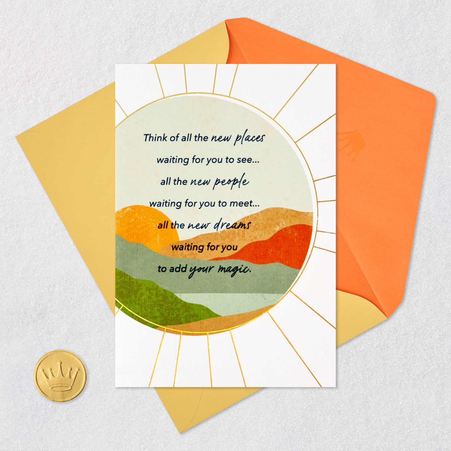 New Places, New People, New Dreams Goodbye Card for only USD 5.59 | Hallmark
