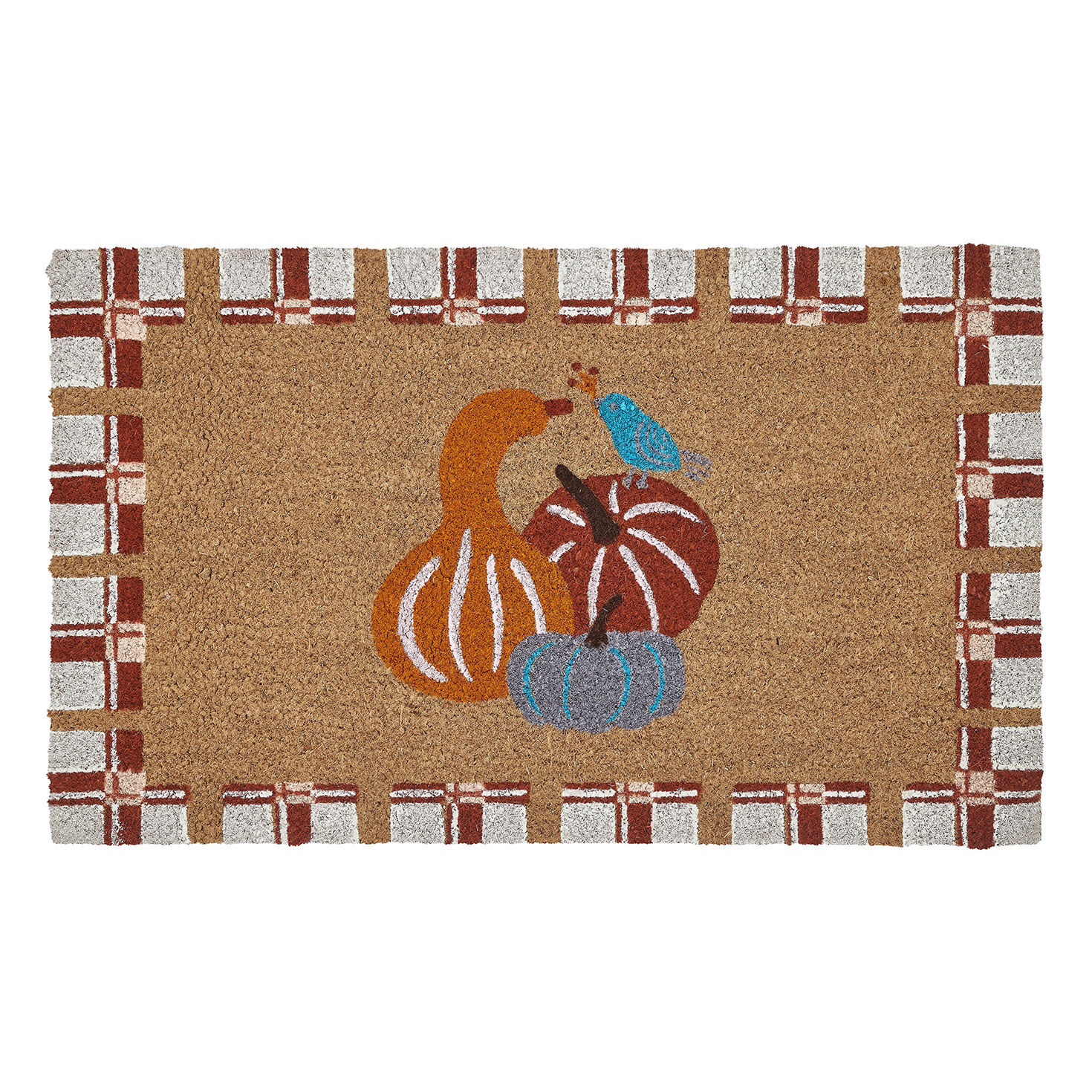 Hallmark Harvest Gourdy Coir Mat 18x30