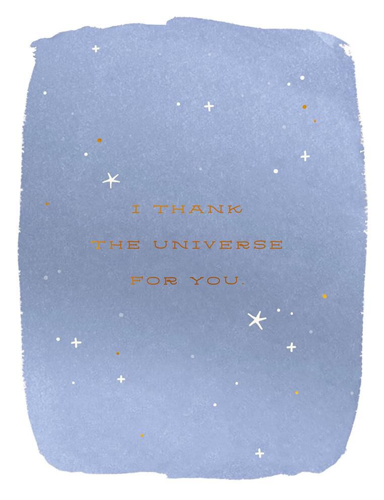 Thank the Universe Birthday Card