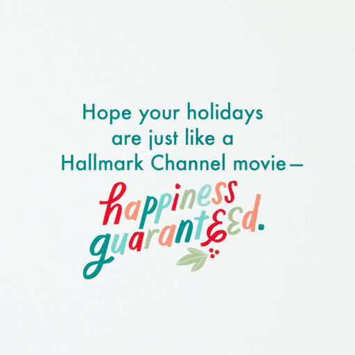 Hallmark Channel Happiness Guaranteed Christmas Card With TV Ornament, 