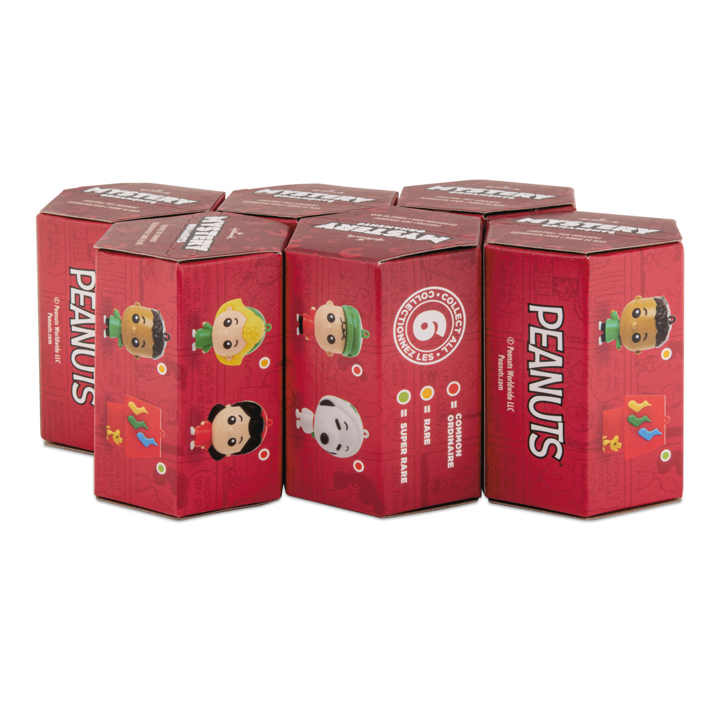 Peanuts Mystery Christmas Ornament packages in rows image number 8