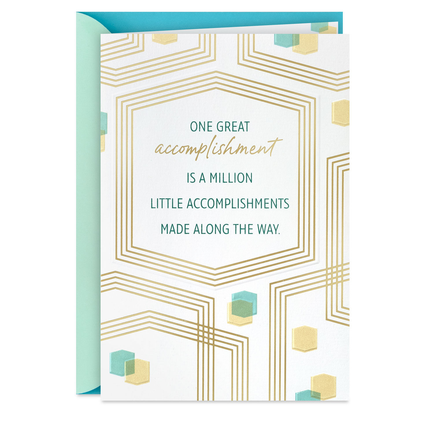 A Great Accomplishment Congratulations Card