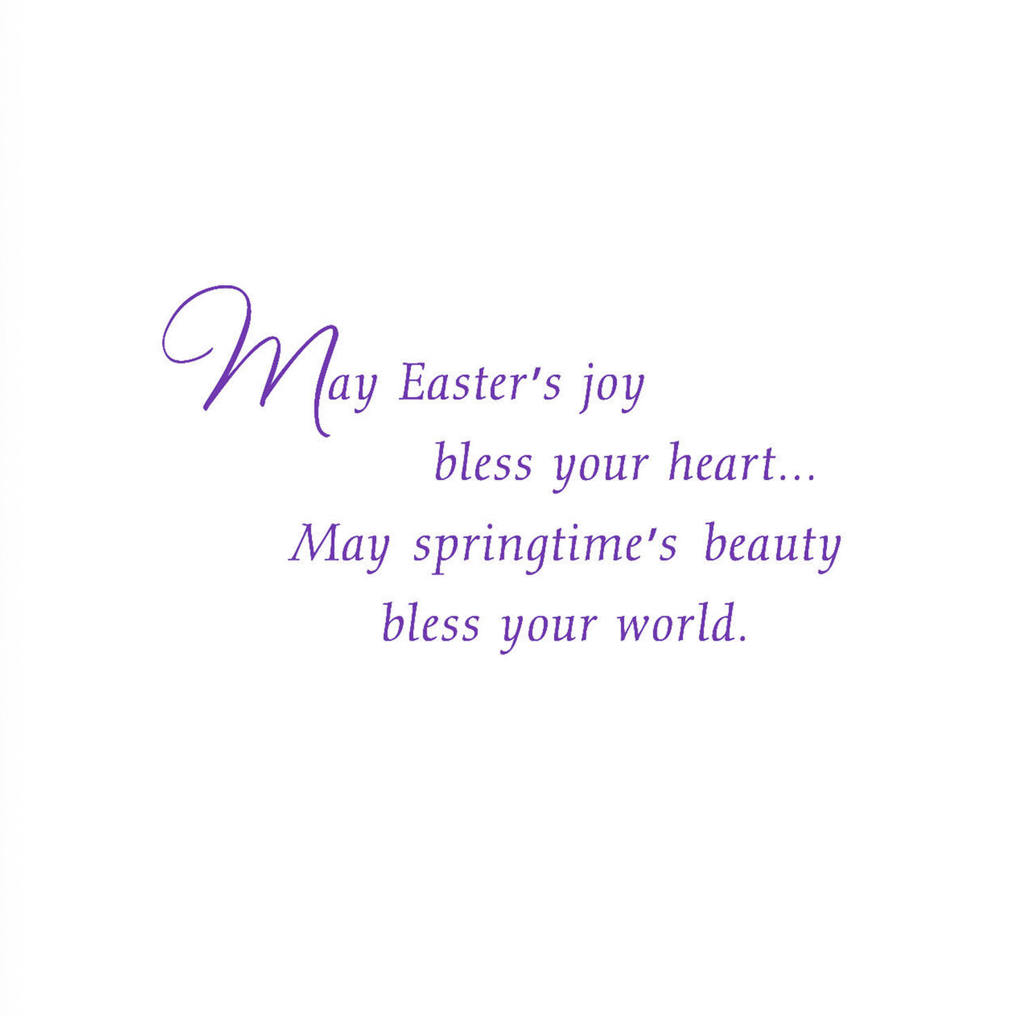 An Easter Blessing White Lilies Easter Card, , large image number 2