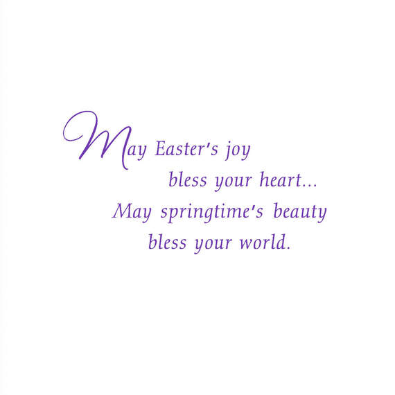 An Easter Blessing White Lilies Easter Card, , large image number 2
