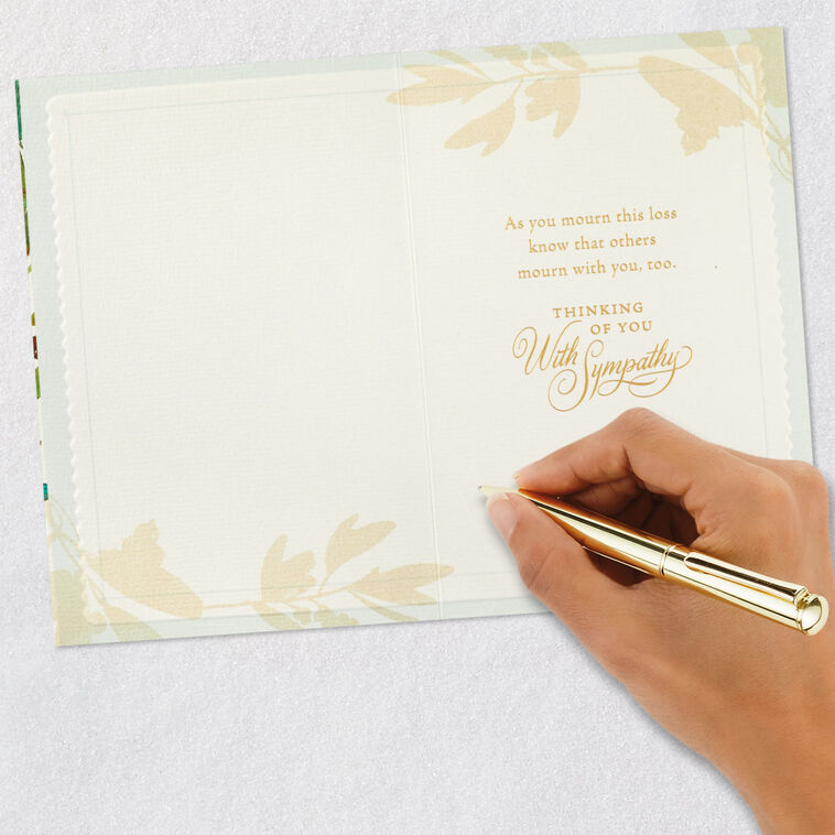 To Honor and Remember Sympathy Card, , large image number 6