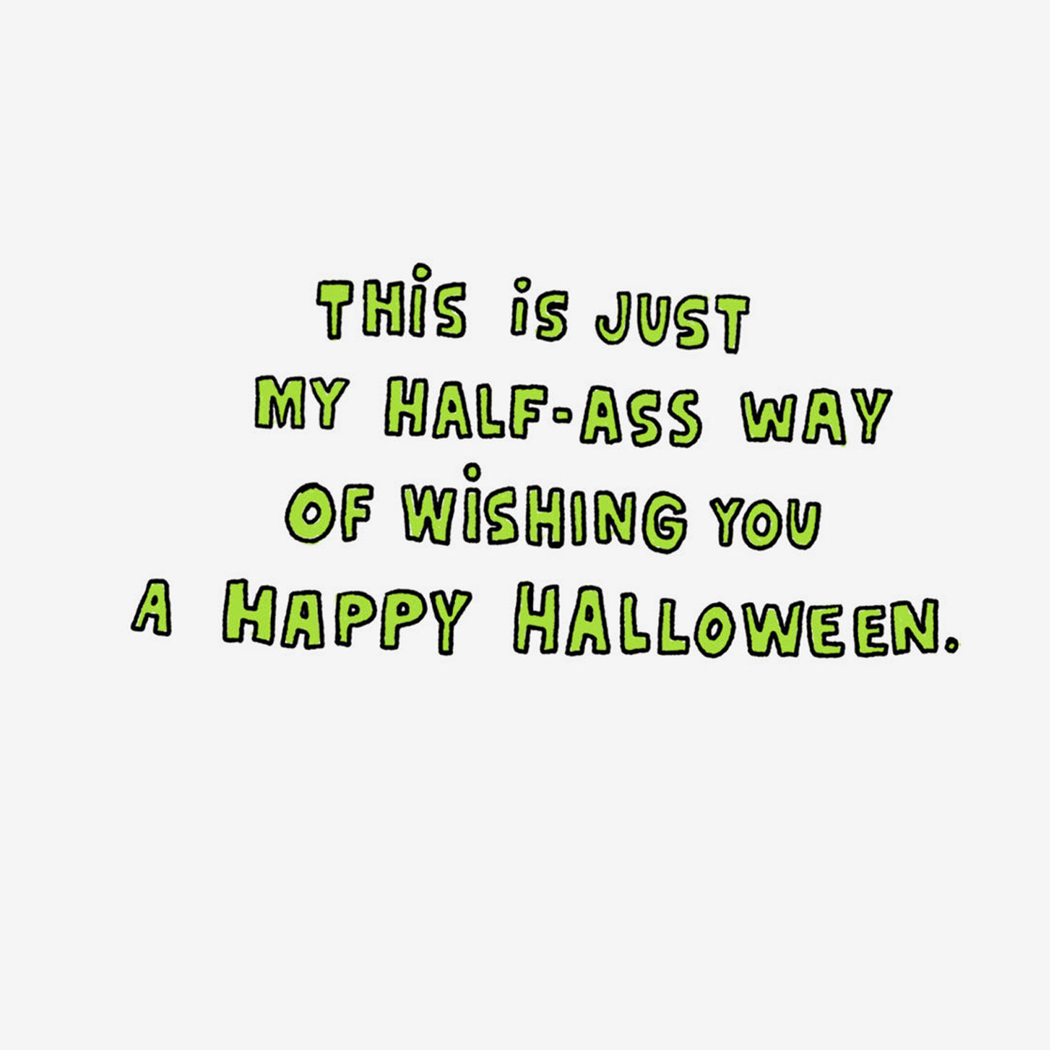 Donkey Costume Joke Funny Halloween Card sentiment image number 2