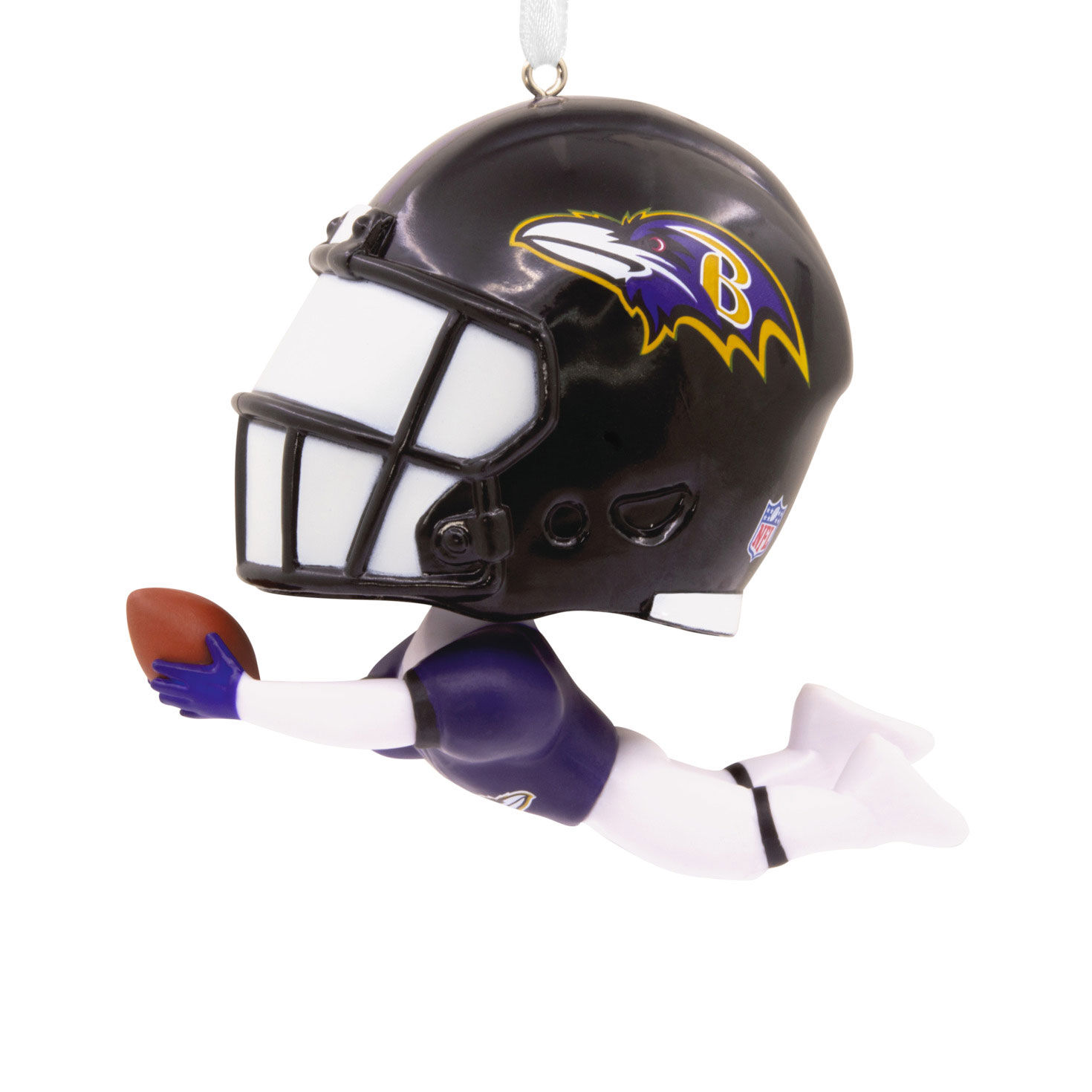NFL Baltimore Ravens Bouncing Buddy Hallmark Ornament, , large image number 1