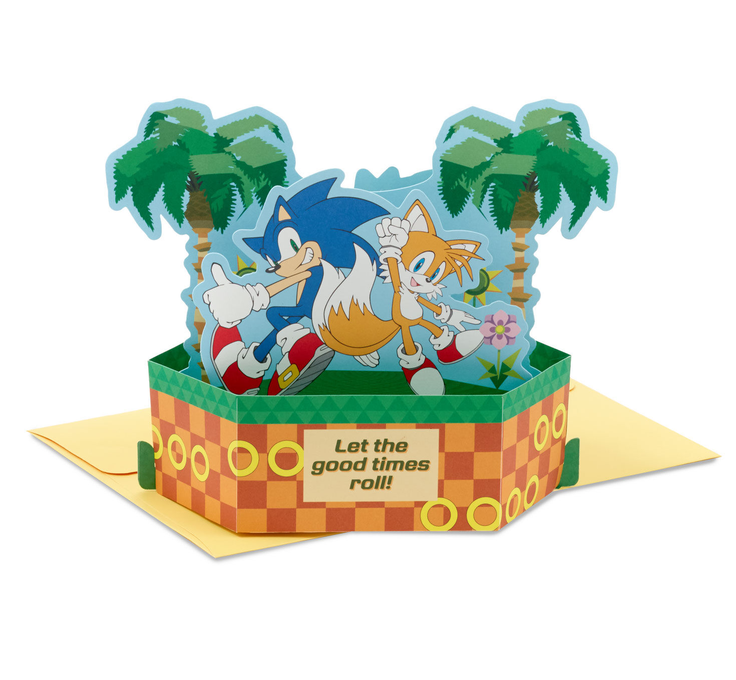 Sonic the Hedgehog™ Let the Good Times Roll 3D Pop-Up Birthday Card for Kids for only USD 8.99 | Hallmark