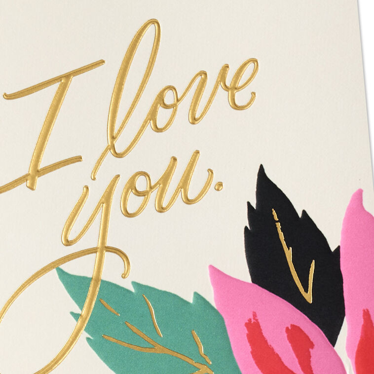 Vintage Flowers Lacey Chabert Romantic Christmas Card Card Front Detail image number 4