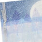 Snowy Trees in Moonlight Daughter Christmas Card Card Front Detail image number 5