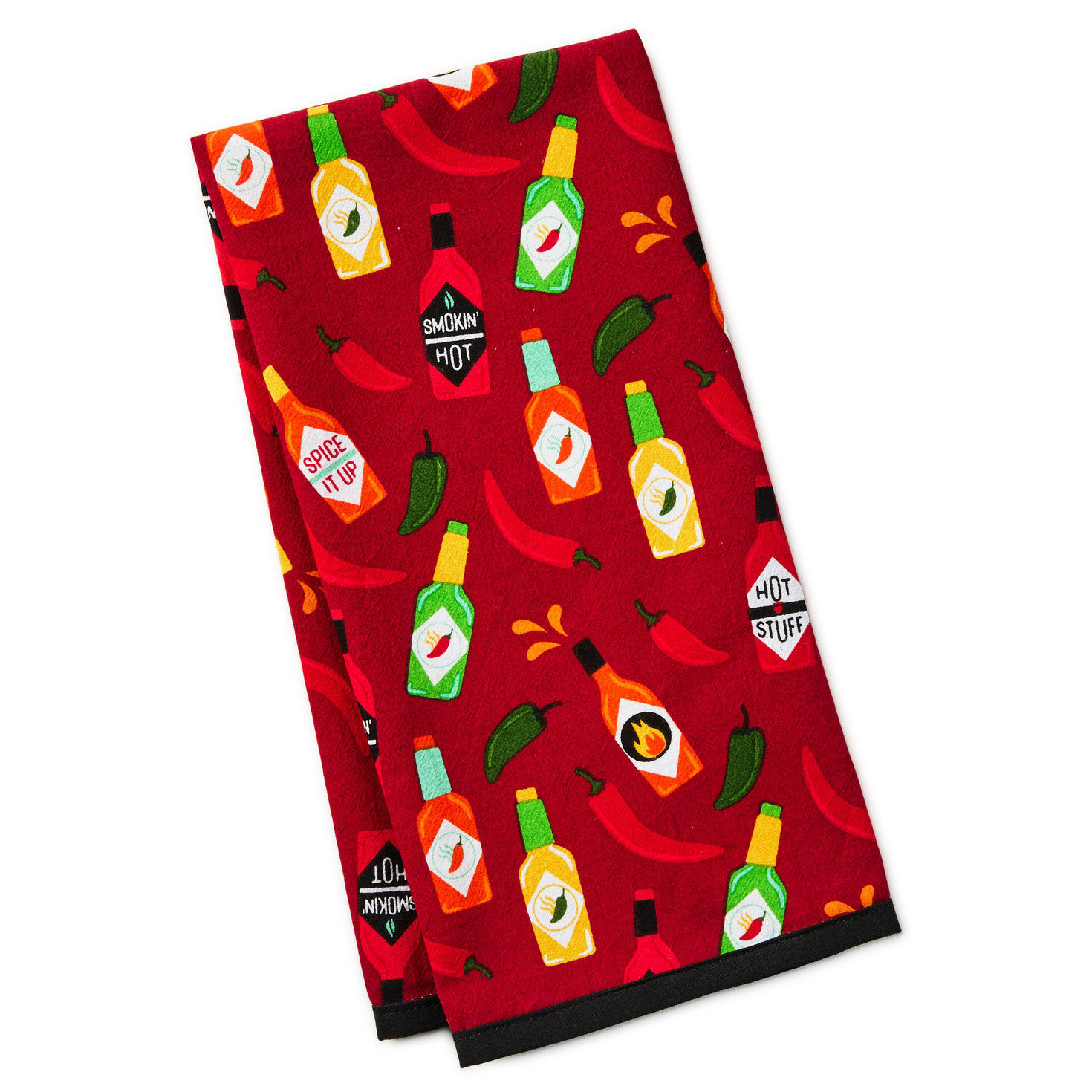 Hot Sauces Tea Towel, 18x26