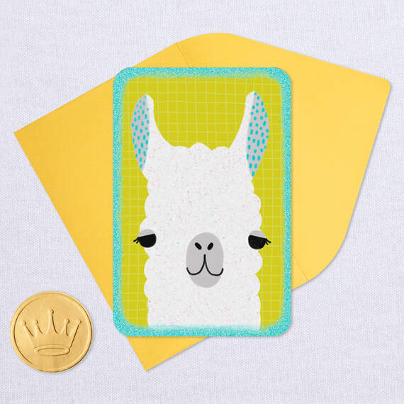 3.25" Mini Llama Love Card, , large image number 6